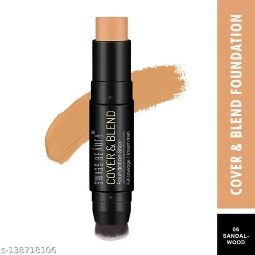 @ Swiss Beauty Cover & Blend Foundation Stick Sandalwood 12g UKZQ156 50%off