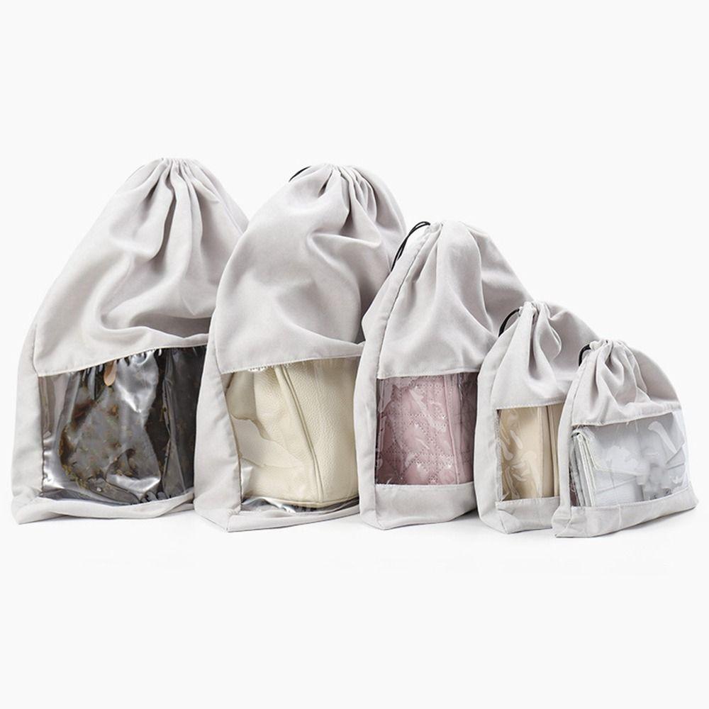 Cosmetics Bag Cloth Drawstring Bag Storage Bag Bag Dustproof Bag Fashion Bundle Pocket  Girls