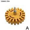 4 Inch Universal Rubber Eraser Wheel For Remove Car Glue Adhesive Sticker Auto Repair Paint Tool Rubber Eraser Wheel