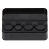 Car Coins Storage Box Car Euro Coin Case Money Container Organizer Stowing Tidying Auto Coin Holder Interior Accessories 4 Grid