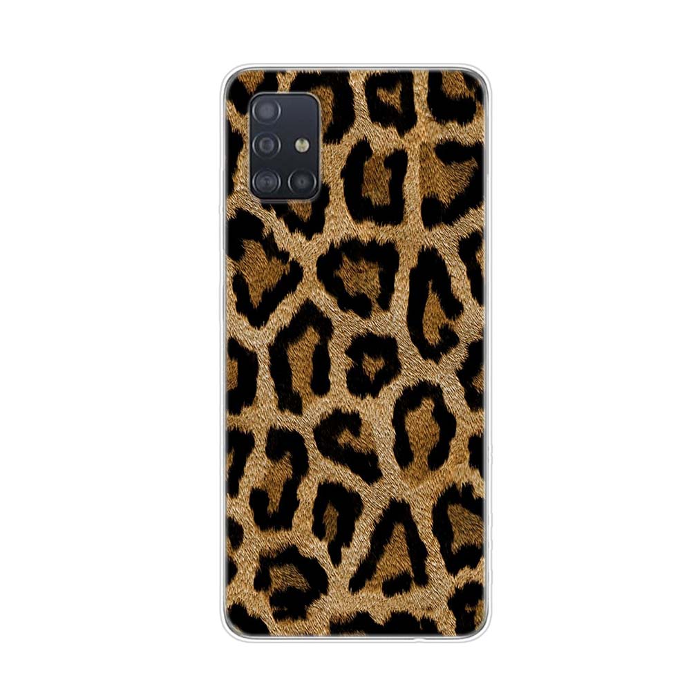 Tiger Leopard Art For Samsung Galaxy A01 A11 A12 A22 A21S A31 A41 A42 A51 A71 A32 A52 A72 A02S Soft Phone Case