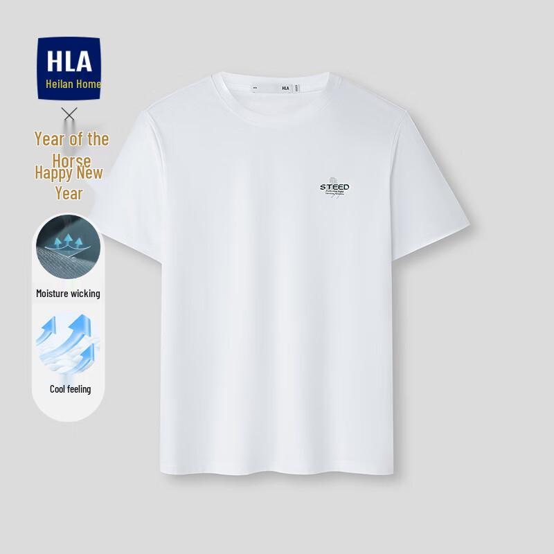 

HLA Men s 2026 Year of the Horse Series Cool-Touch Moisture-Wicking Short Sleeve T-Shirt L