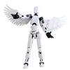 Six-Winged Angel 3D Printed Movable Doll: 13 Joints, 3rd Gen Mannequin for DIY Decompression