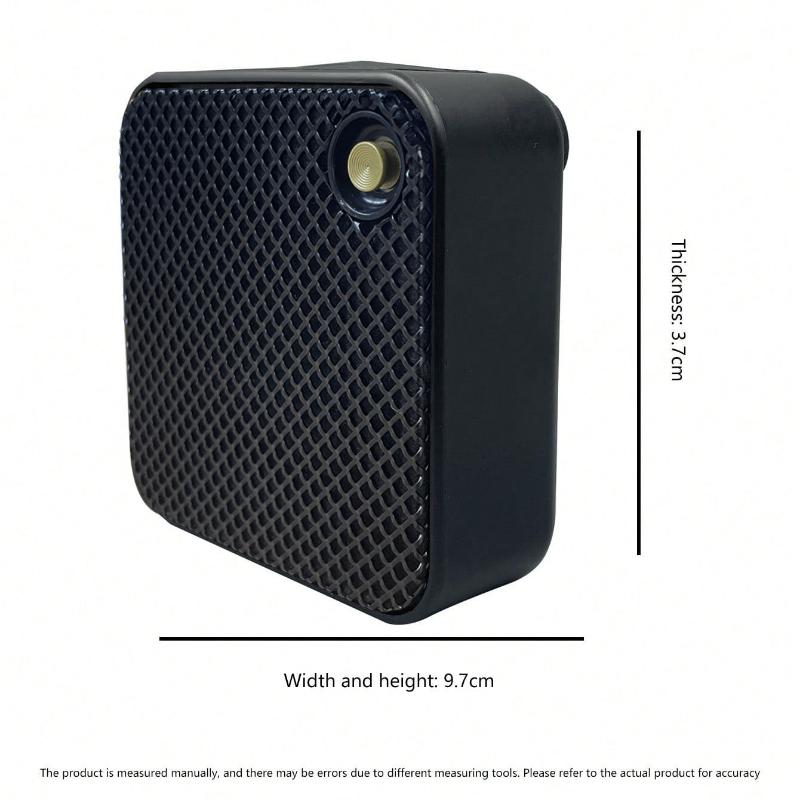 Small Square Wireless Bluetooth Mini Speaker, Retro Subwoofer Mini Speaker, Portable Long-life Outdoor Anti Drop Mini Speaker
