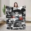 Best Spencer Reid Cozy Flannel Blanket For Living Room, Popular Theme Lightweight Blanket, Suitable For Sofa, Naps, Travel,Dorm