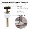 Bathroom Bolts Tank Fasteners Toilet Cover Screws Hassle-free Setup