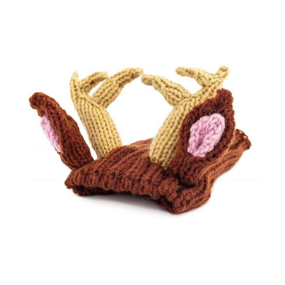 2026 Windproof Dog Calming Earmuffs Warm Noise-proof Christmas Cap Hear Protection Elk and Bear Headwear French Bulldog