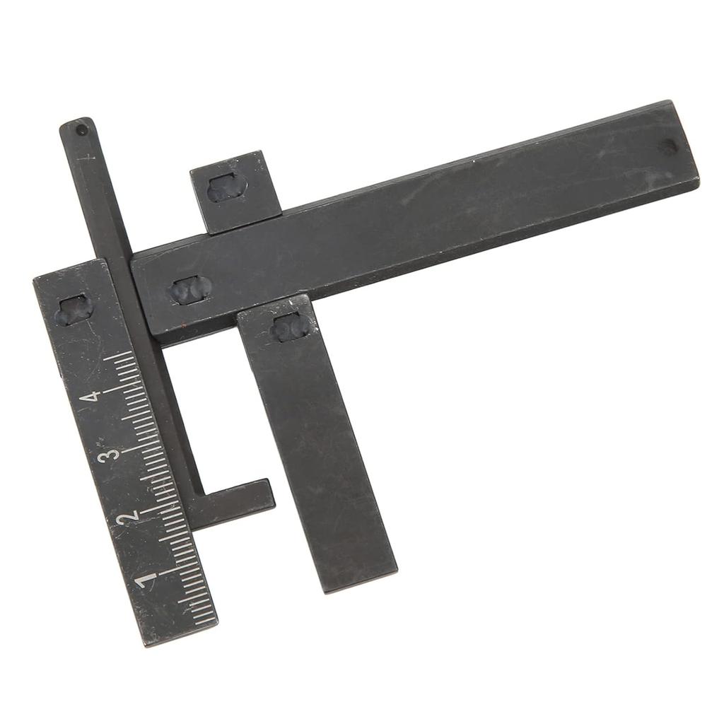 Carburetor Carb Float Level Gauge Motorcycle Tool, 0‑40mm Adjustable Metric Display Carburetor Float Level Gauge for Most Motorbikes