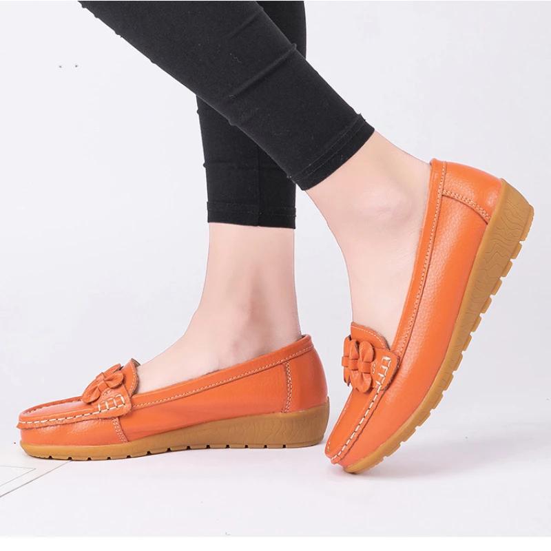 Módní dámské boty Ležérní nazouvací ploché lodičky Mokasíny pro ženu Pohodlná vycházková obuv Dámské ploché zdravotní boty Zapatos De Mujer Tenisky
