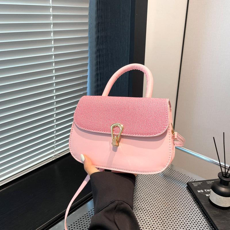Small Bag New Spring and Summer Fashion Small Square Bag Underarm Commuter Women's Bag Textured Shoulder Messenger Bag