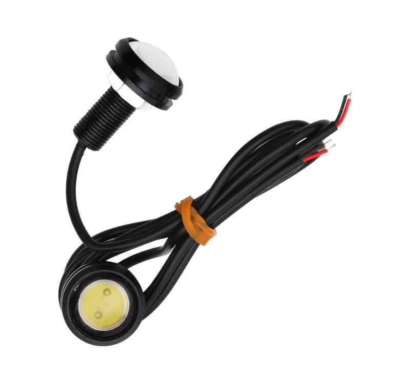 2pcs 23MM Car Eagle Eye LED Car Light Mini Turn Signal Bright Daytime Running Lights Motorcycle Auto Brake Fog Lamp Bulb