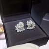 Exquisite 925 Sterling Silver Rose Stud Earrings - 2021 Niche Design