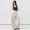Spring Summer Ultra Soft Linen Lyocell Blend Trendy Micro Saber Cut Skin Friendly Casual Denim Pants For Women Casual Pants Oversize Denim Trousers