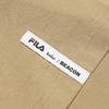 FILA × Kolor Beacon Fashion Minimalist Versatile Polo Shirt Men tops Wheat-Gold-Brown F11M636105FDK