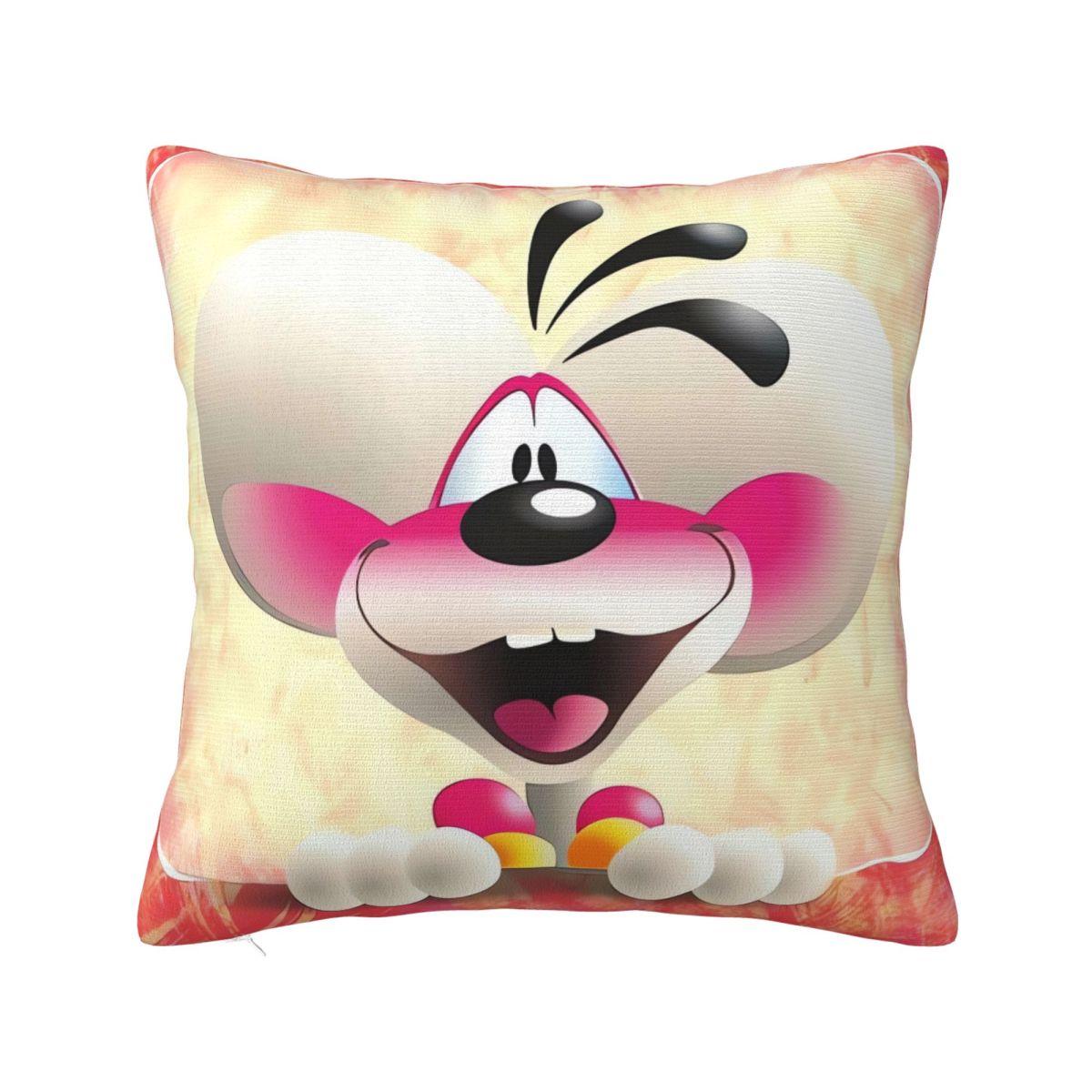 Милая Наволочка с Диддлом и Диддлиной Милая Забавная Наволочка для Стула Дивана Домашний Декор Наволочка Мягкие Наволочки Подарок 30cmx30cm