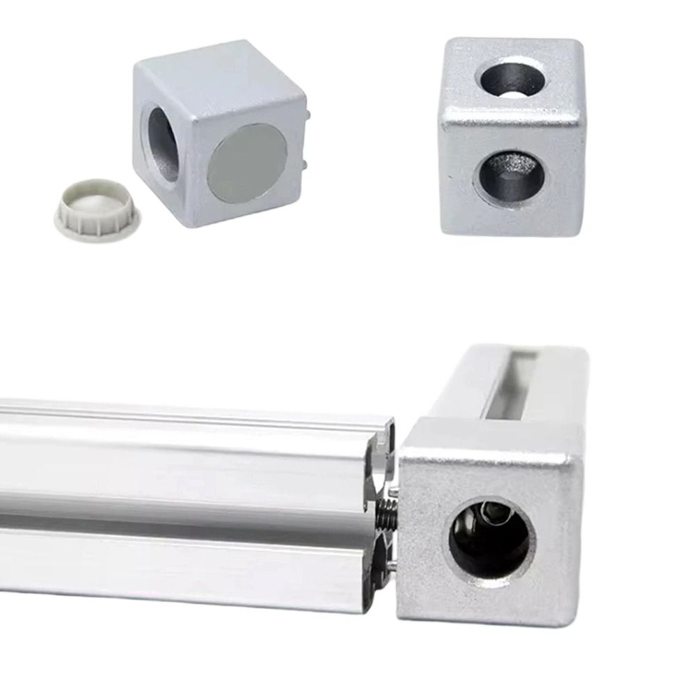 1Pcs 2020 3030 4040 4545 Aluminum Cube Corner Connector Aluminum Cube Design Aluminum Profile Fastener Profile Joint