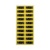Clear Number Weight Labels for Fitness Gear Easy Application and Removal