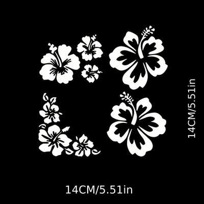 Elegante Kirschblüten Autoaufkleber, lustige Stoßstangenaufkleber, Auto-Aufkleber, Vinyl-Aufkleber für Autos, Laptops