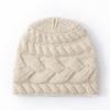Damen 100% Reines Kaschmir Strickmütze - Modisch, Warm, Einfarbige, Stilvoll, Vielseitig, Lässig