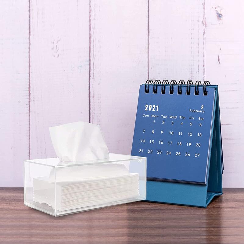 Tick Pan Fashion Bathroom Towel Box Elegant Transparent Acrylic Rectangle Storage Box |