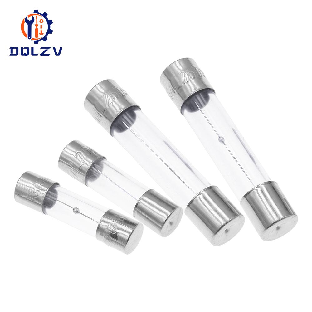 5*20mm 6*30mm Fast Blow Glass Tube Fuses 5x20mm 6x30mm 250V 0.5A 1A 2A 3A 4A 5A 6A 8A 10A 15A 20A 25A 30A AMP Slow Blow Fuse