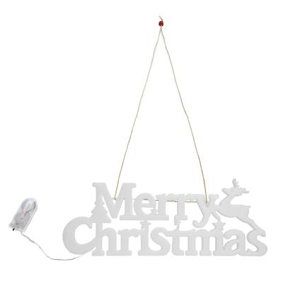 Letters Lights Christmas Fairy Lights LED Hanging Lamp with Battery Powered for Christmas
