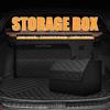 Car PU Leather Trunk Storage Box Portable Foldable Storage Car Multiuse Storage Car Trunk Bag Auto Storag Box