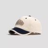 Drew Caveat Fashion Contrast Color 5cm Short Brim Baseball Cap Thin Embroidery Soft Top Comfortable Breathable Brim Hat