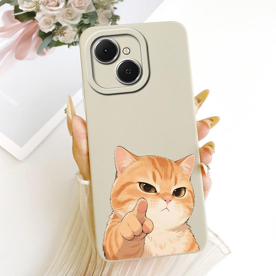 For Tecno Spark 40C Case KM4k Fashion Painted Liquid Silicone Soft TPU Shockproof Cover For Tecno Spark40C Pop 10 Pro Phone Case