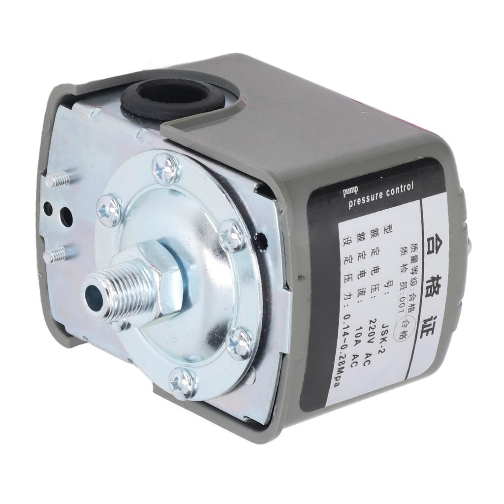 Wasserpumpen-Druckschalter Einstellbarer Druckregelschalter 1 4in NPT Außengewinde AC220V 10A