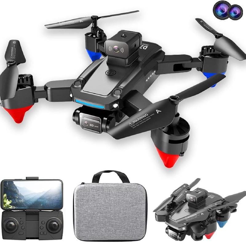 Js22 Foldable Obstacle-avoidance Drone With Hd Camera Colorful Lights Four-axis Remote Control Aircraft