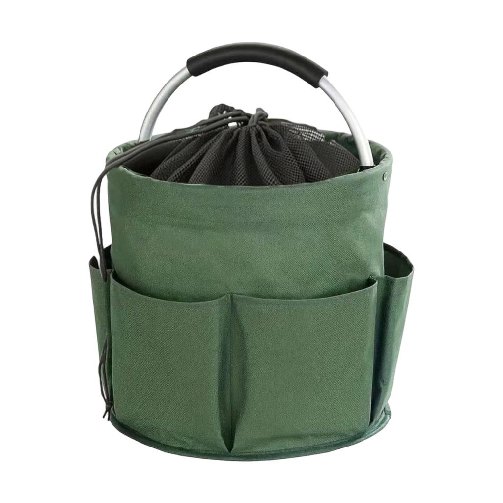 Outdoor Camping & Picnic Basket — Foldable, Portable Beach Tote For Storage