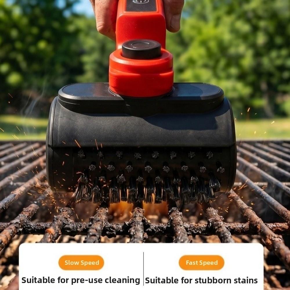 Handheld Wireless Electric Barbecue Brush Portable Grill Wire Cleaning Brush  Barbecue Grill