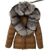 OFTBUY Winter Jacket Women's Real Raccoon Fox Fur White Duck Down Coat Thick Warm