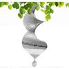 Wind Spinner, 3D Stainless Steel Metal Hanging Spinner Spiral Wind Chime Rotating Wind Sculptures Tree Pendant Sun Catcher For Indoor Outdoor Patio La
