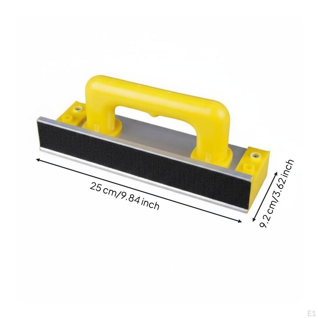 Self Sanding Paper Hook and Loop Attachment Base Holder Ergonomic Grip