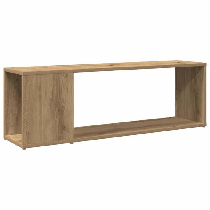 VidaXL TV Cabinet Artisan Oak 100x24x32 Cm Engineered Wood, TV Unit, Bookcase, Plasma Cabinet, TV Units, 856739