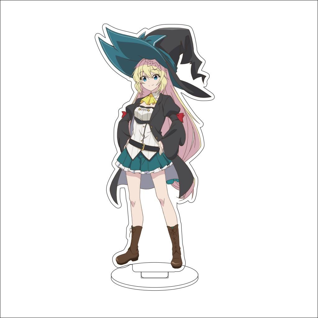16CM Anime Cosplay Acrylic Stand Ornaments Azusa Falufal Sharula Haruka Flattelude Figure Stand Halloween Gifts