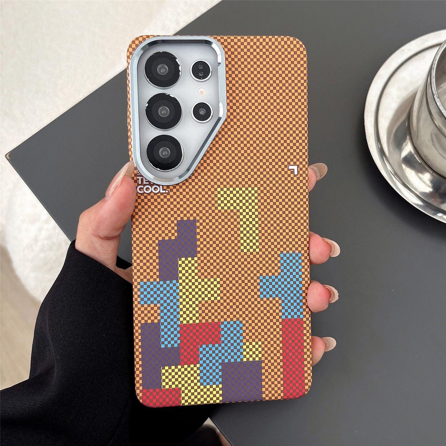 

iPhone 17 Pro Max Magnetic Tetris Skin Case for Huawei Mate 80 Pro Max iPhone 15 Pro