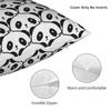 Panda Animal Pillowcase Polyester Cushion Cover Decor Pillow Case Cover Home Square 40X40Cm