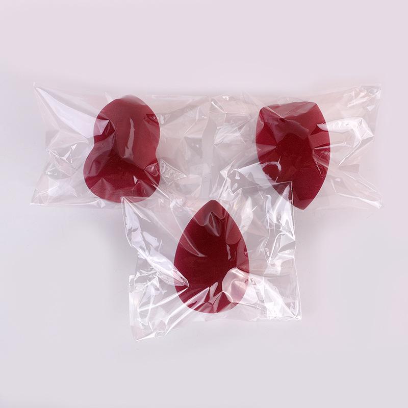 

Спонж для макияжа двойного назначения: Портативный спонж-капля со скошенным краем для сухого и влажного нанесения, минимальное впитывание пудры Bagged Gourd