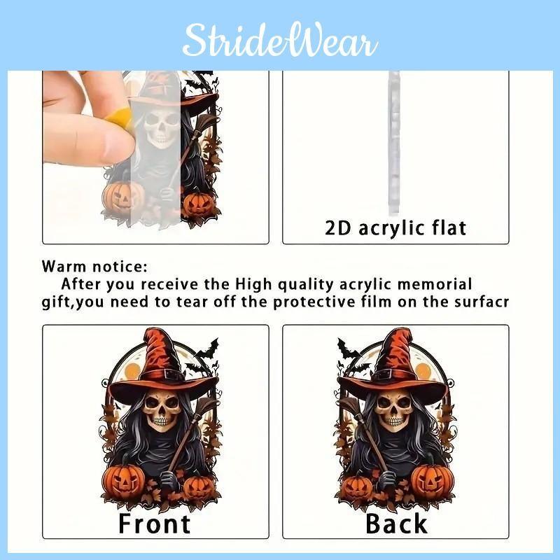 Car Halloween Decoration Acrylic Pumpkin Pendant Interior Decoration Supplies