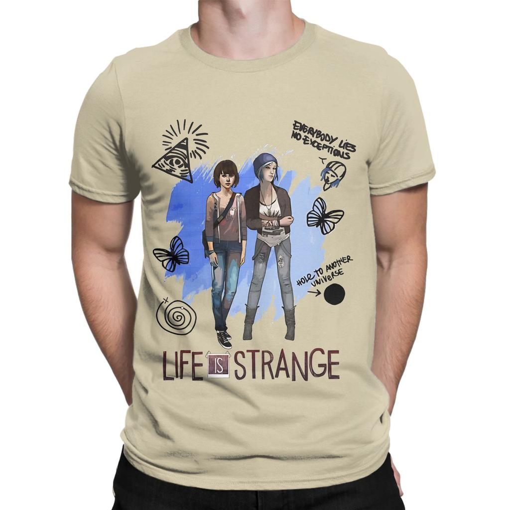Life Is Strange blue Graphic 100 Cotton TShirt Life Is Strange Tees Tops For Unisex