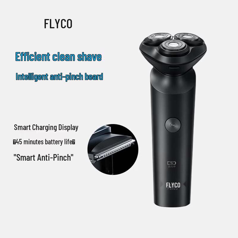 FLYCO FS922 Electric Rotary Shaver CN plug (adapter included)
