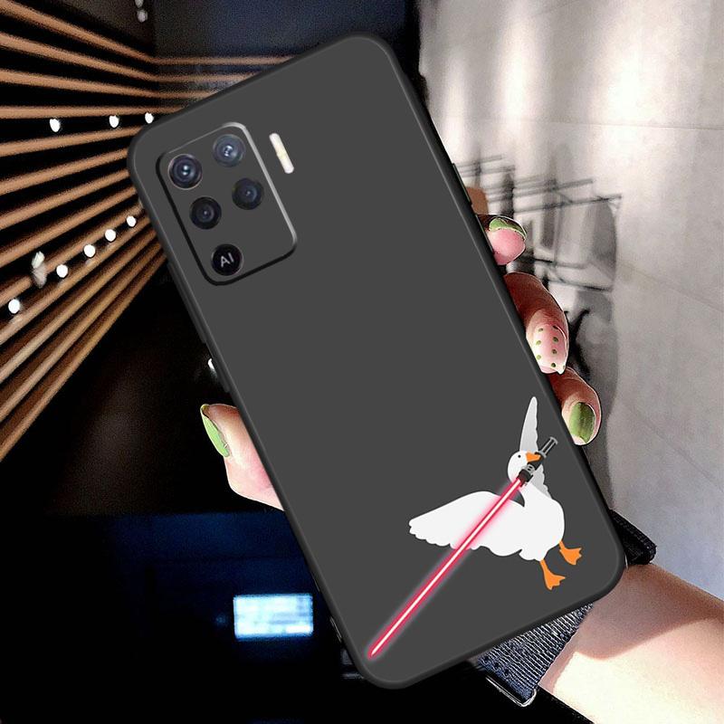 Untitled Goose Game Case For Oppo A78 A98 A18 A38 A58 A60 A80 A40 A77 A57 A17 A74 A54 A94 A96 A76 A16 A15 A5 Pro