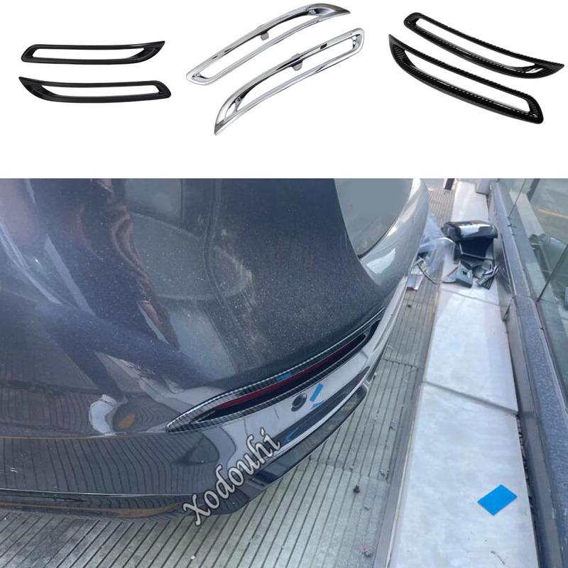 Car Eyebrow Rear Fog Light Lamp Frame ABS Plastic Decoration Cover Trim For Honda Accord 11th 2024 Exterior Accessories