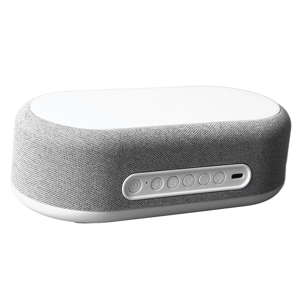 4 in 1 Wecker mit kabellosem Laden und Nachtlicht Tragbarer Multifunktions-Tischwecker