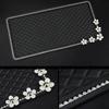 New Daisy Flower Crystal Car Silicone Anti-Slip Mat Non Slip Pad Mobile Phone Sunglasses Holder Sticky Car Interior Decortion