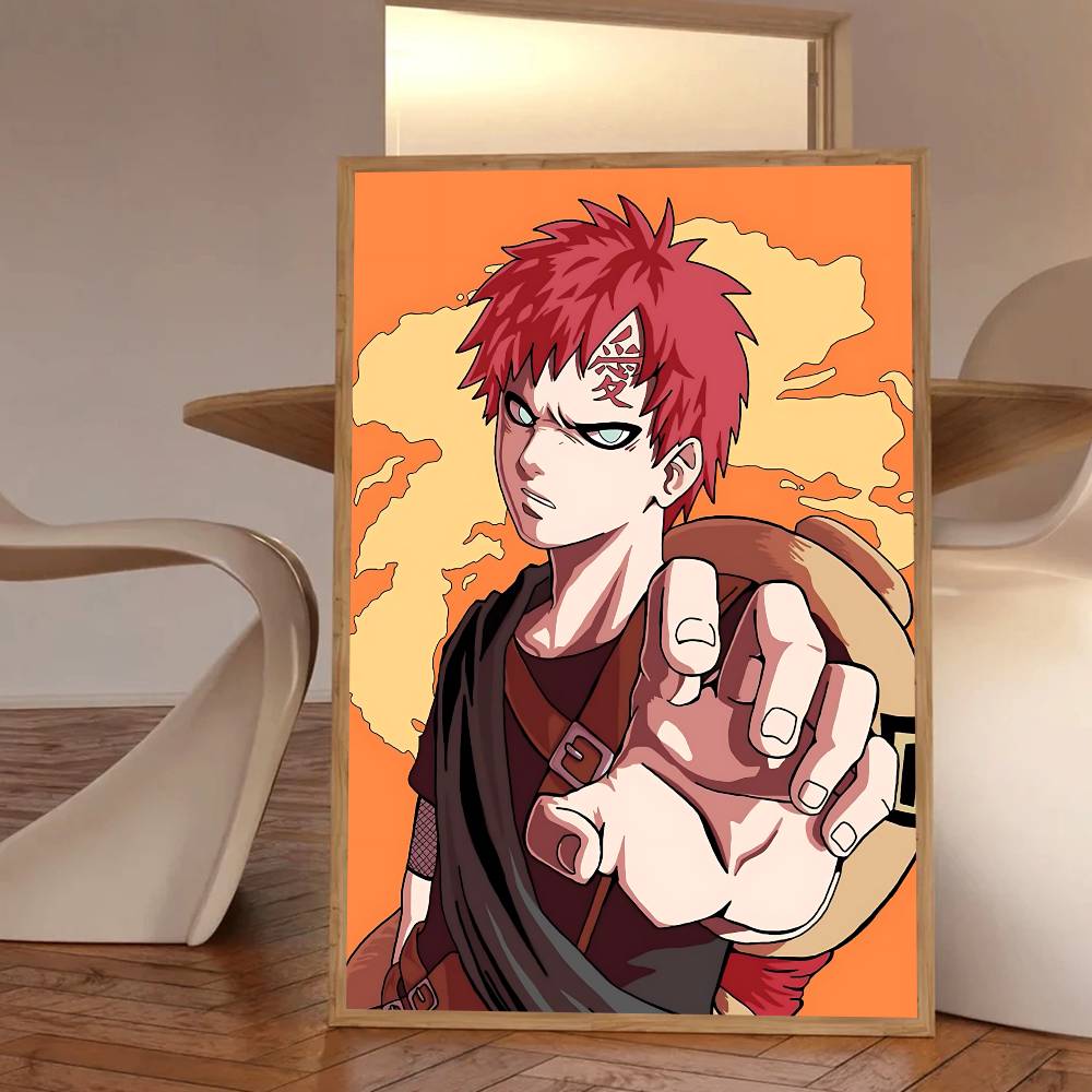 Cool Anime Character G-Gaara Posters HD Print Vintage Wall Art Decor for Home Study Room