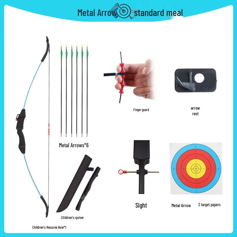 Children's Recurve Archery Bow and Arrow Set